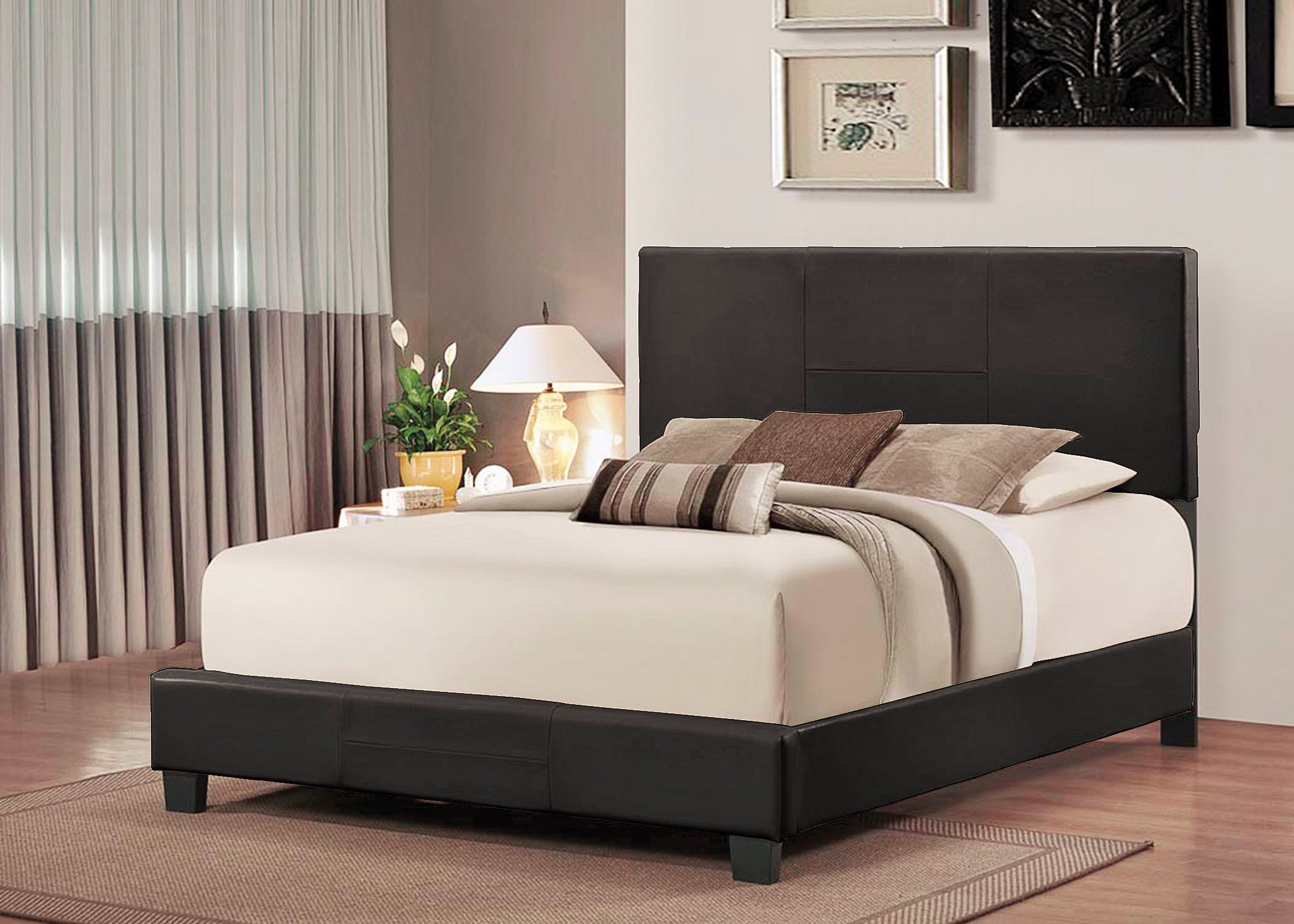 Brown PU Bed (B500 BED)