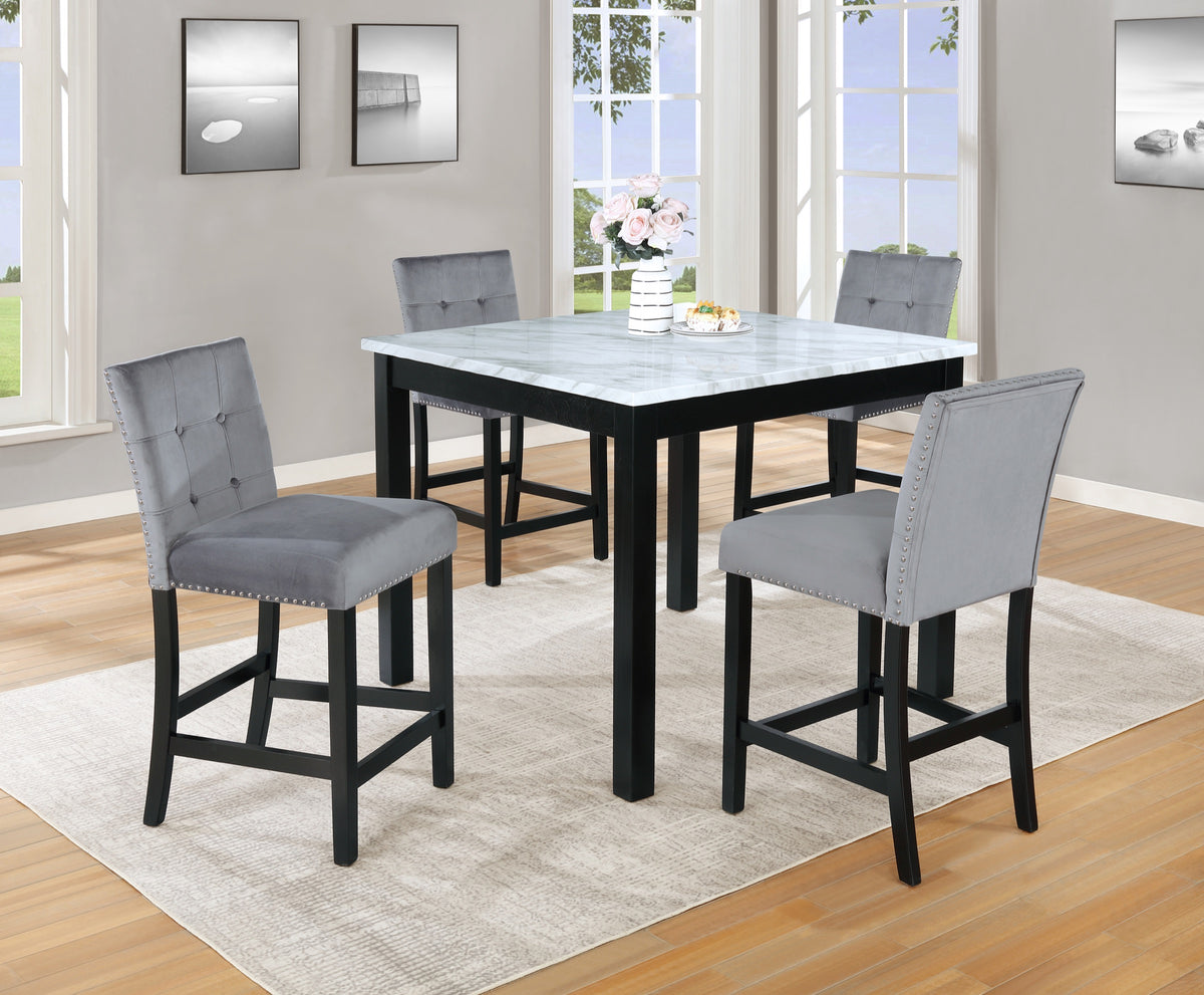Pub Table & 4 Pub Chairs (D316)