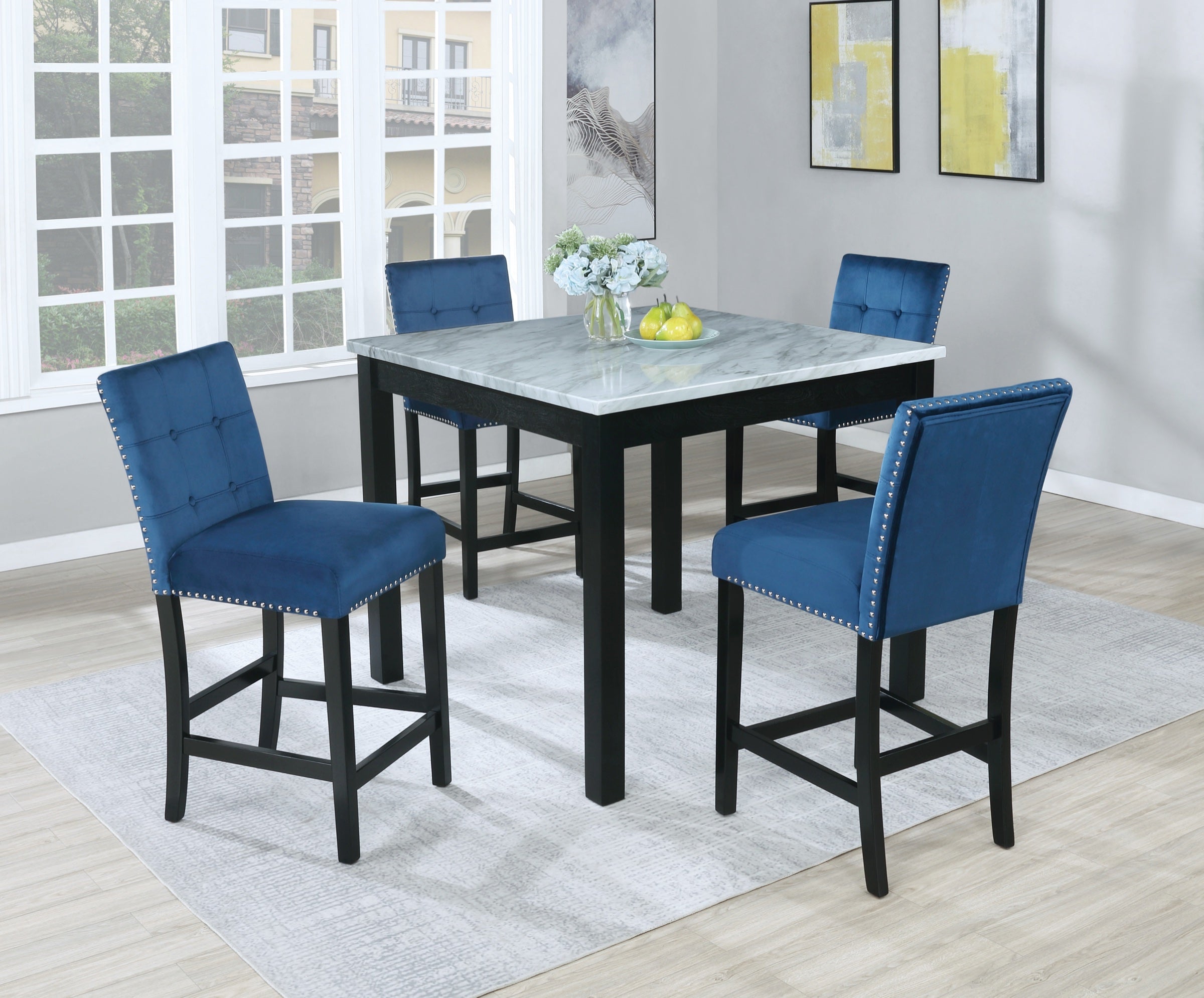 Table & 4 Chairs (D317)