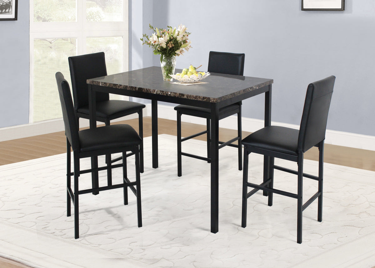 Table & 4 Pub Chair (D394)