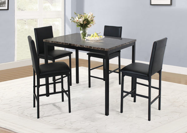 Table & 4 Pub Chair (D394)