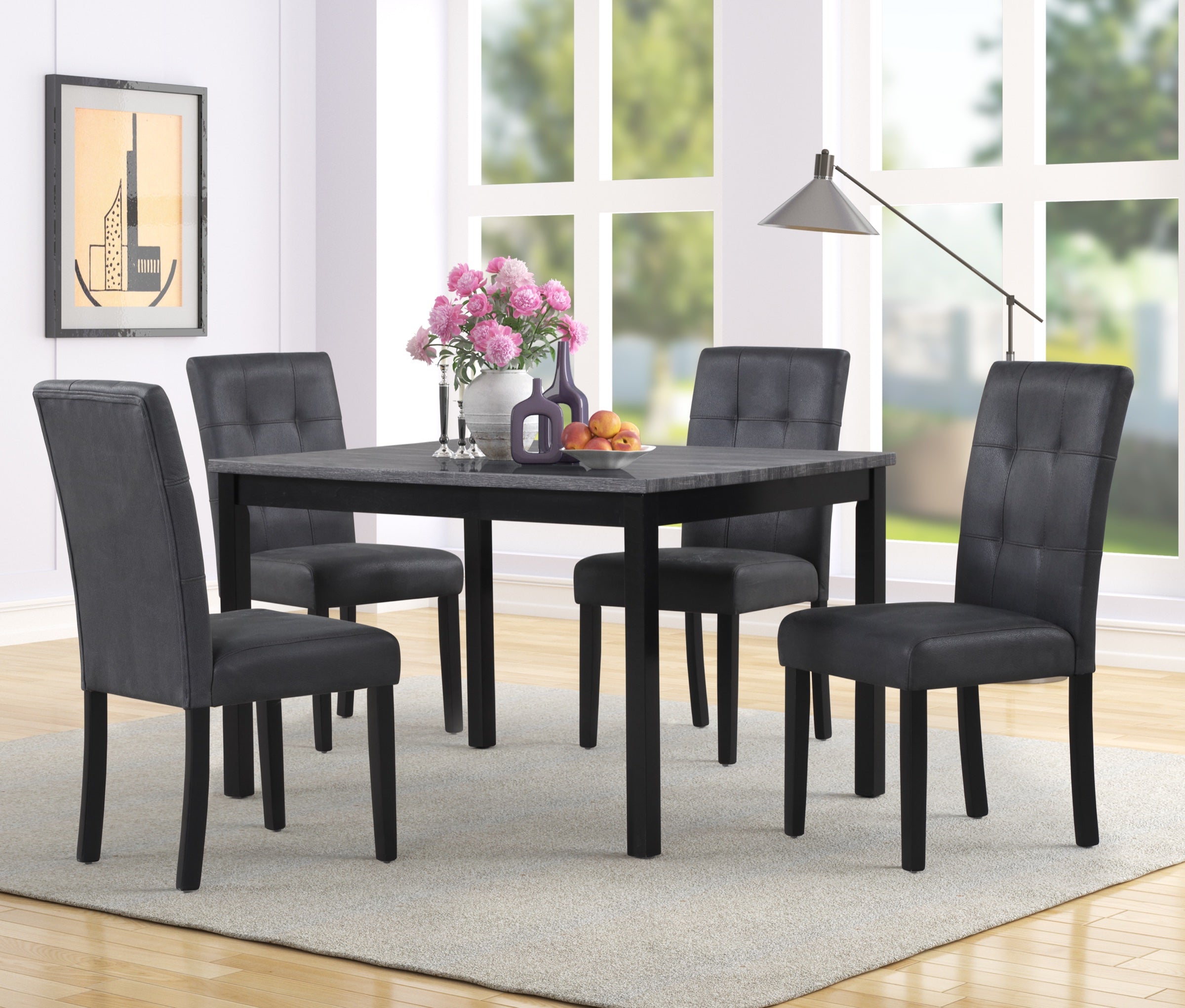 Table & 4 Chairs (D536)
