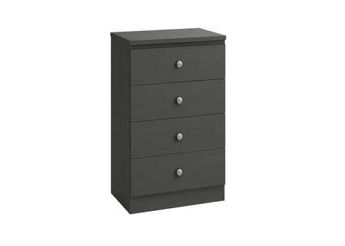 4 Drawer Chest Grey (S407)