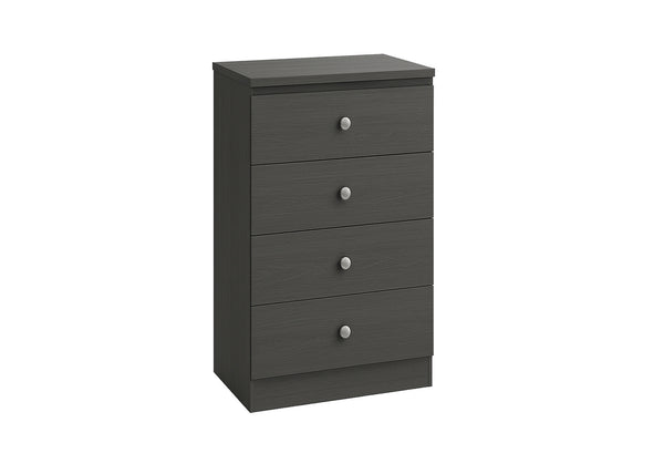 4 Drawer Chest Grey (S407)