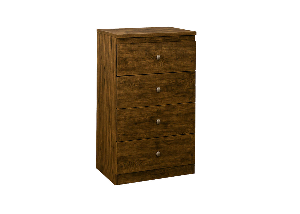 4 Drawer Chest Smoke Wood (S408)