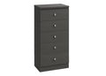 5 Drawer Chest Grey (S507)