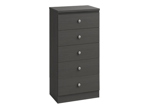 5 Drawer Chest Grey (S507)
