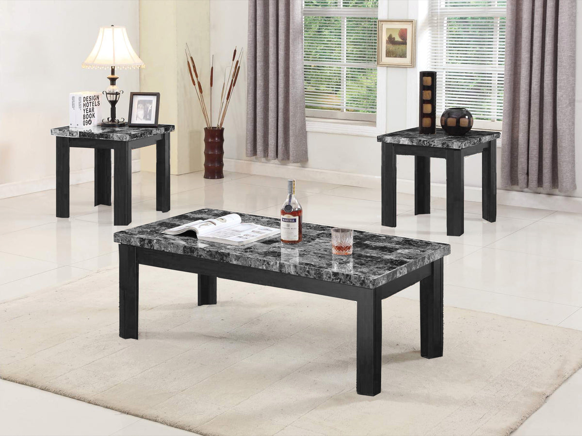 Cocktail & 2 End Tables (T519)