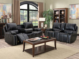 Motion Reclining Console Loveseat
