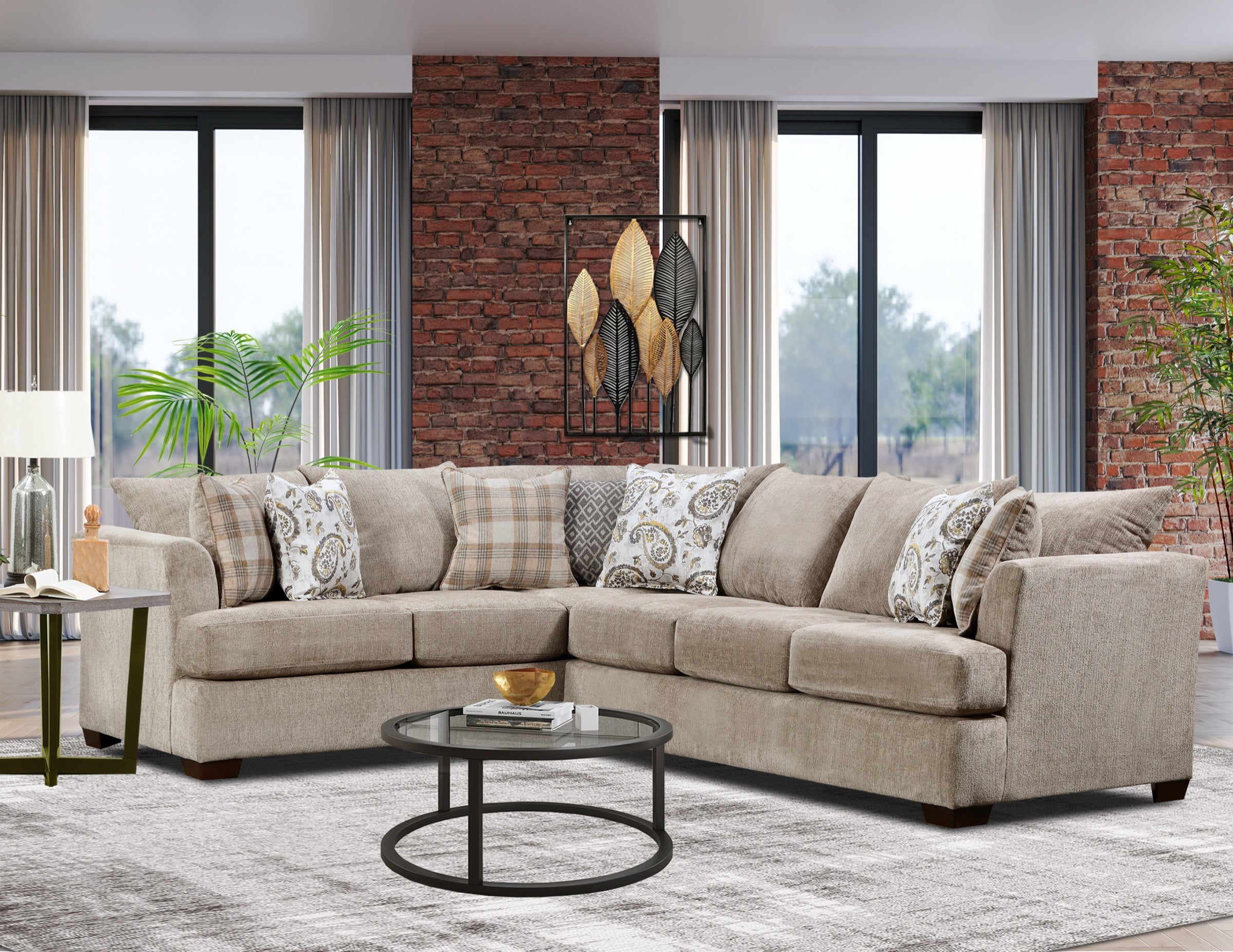 2 PC. Sectional (U218)