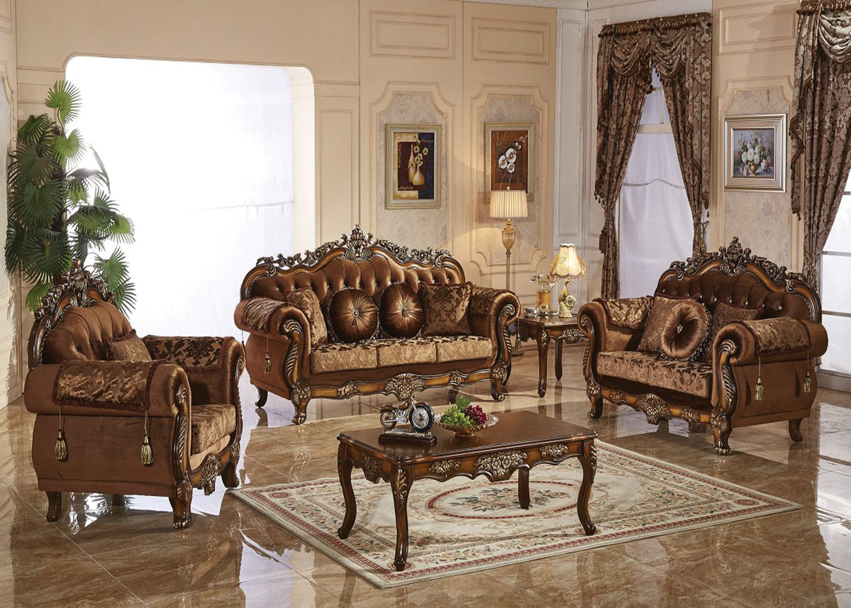Traditional Sofa & Loveseat Set (U22)
