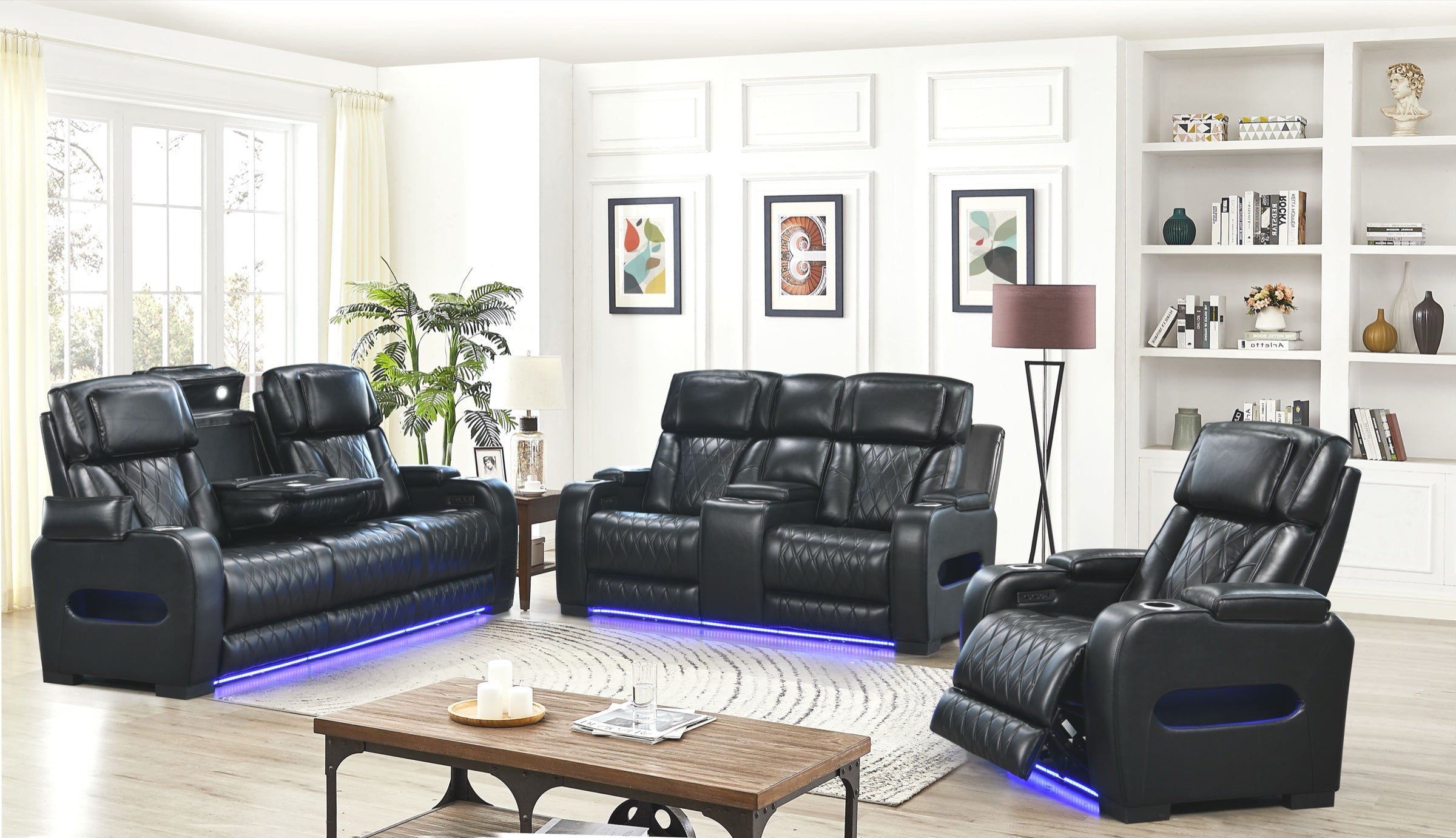 Home Theater Power Reclining Set (U25)