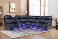 LED & Bluetooth Power Sectional w/ USB (U35)
