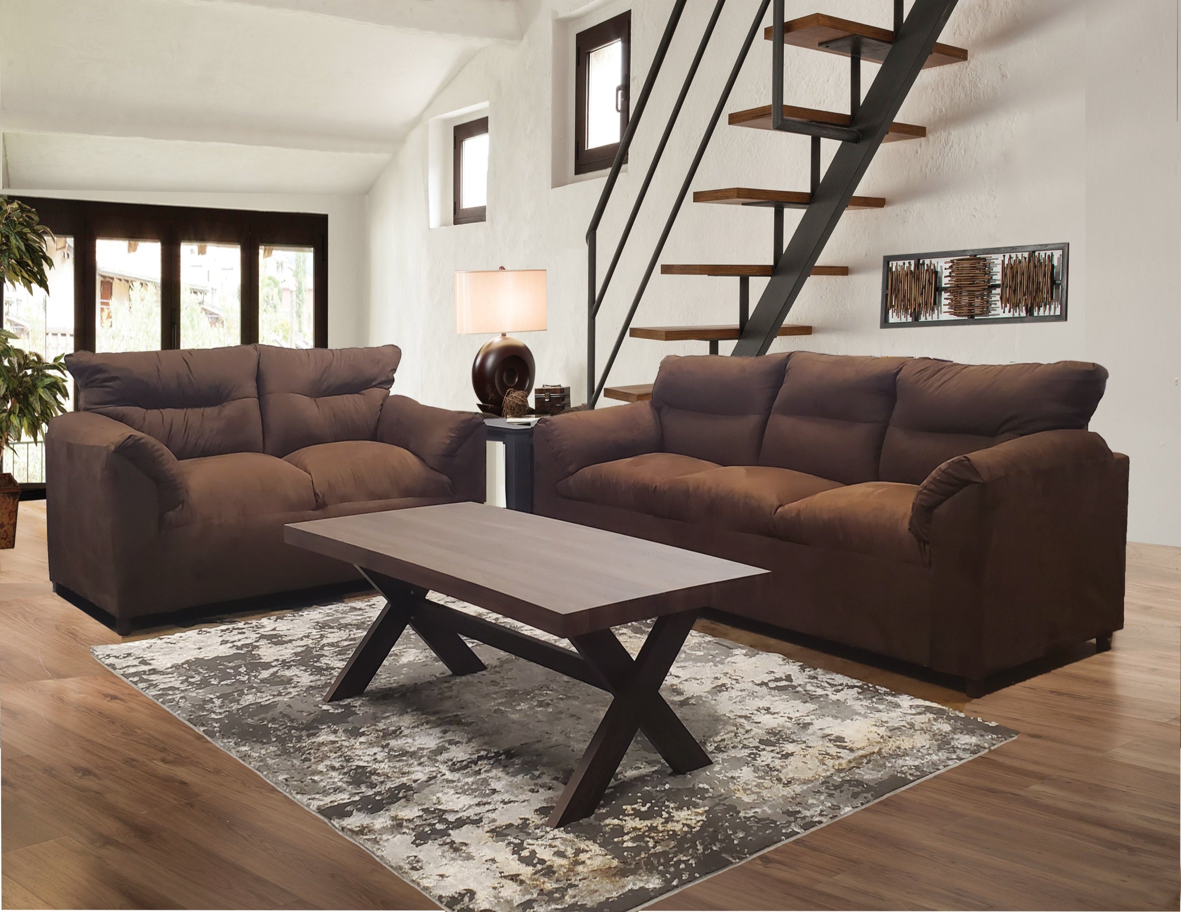 Sofa & Loveseat Set (U507)